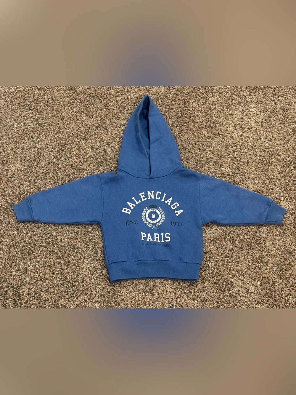 AUTHENTIC BALENCIAGA PARIS HOODIE CHILDREN’S SIZE 2